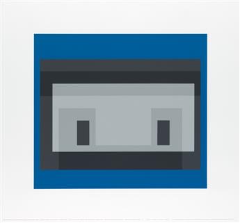 JOSEF ALBERS Two color screenprints.